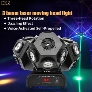 Multifunctional LED Rotating Laser Beam Light