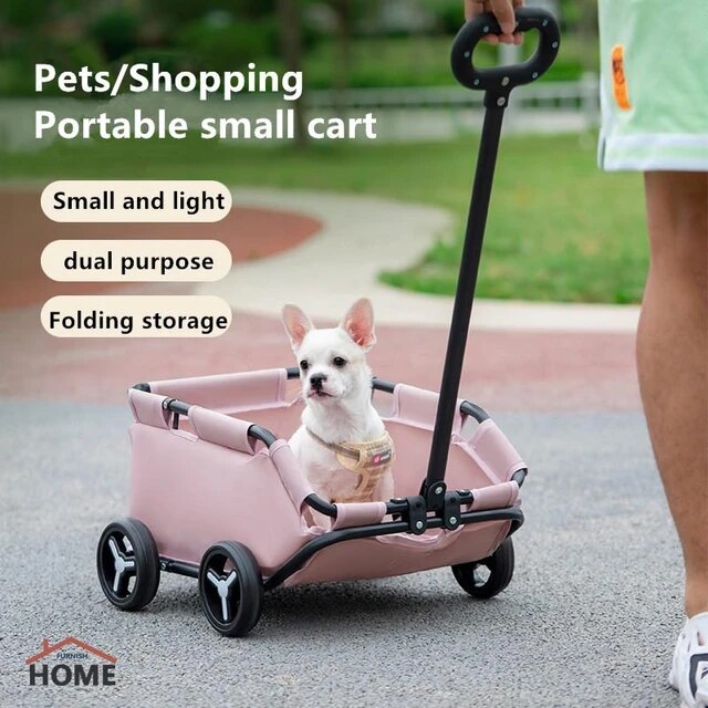 Portable Foldable Multifunctional Pet Cart
