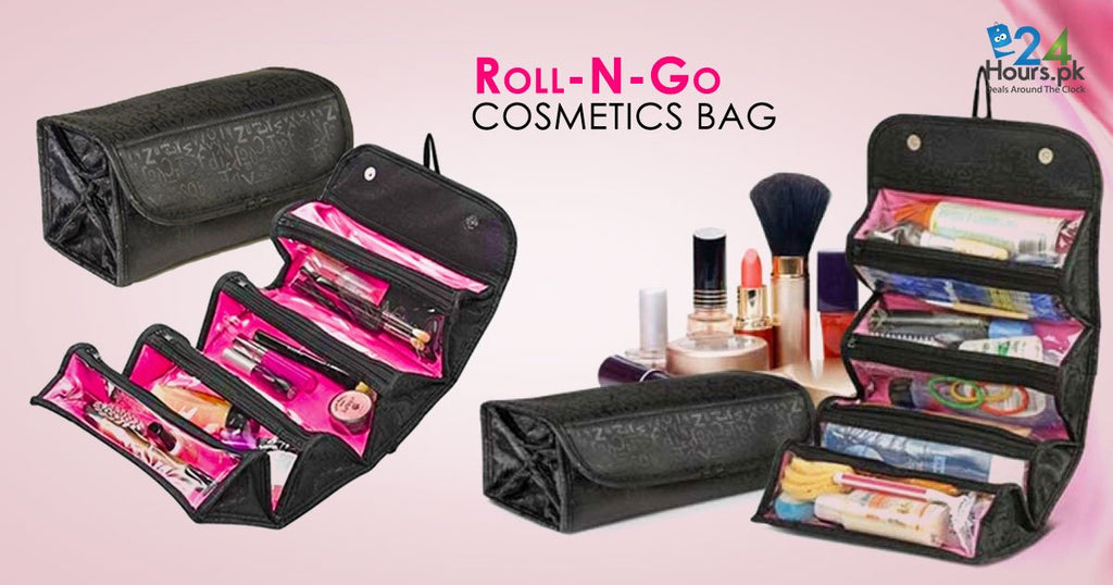 Convenient Rolling Cosmetic Bag